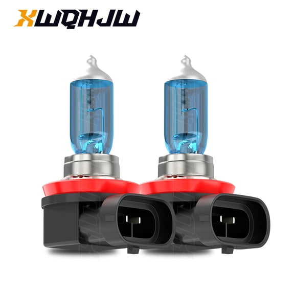 Pair H11B White Halogen Super Bright Headlight Bulb Compatible with Kia Sedona 2007-2014