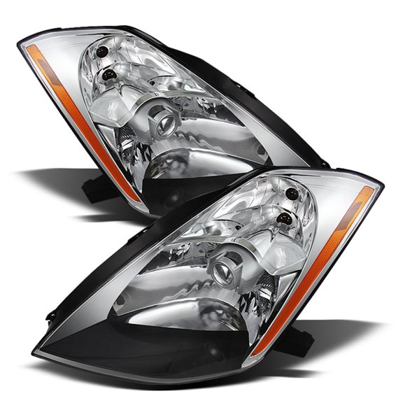Pair HID Xenon Headlamps For 2003 2004 2005 350Z Projector Headlights Left+Right