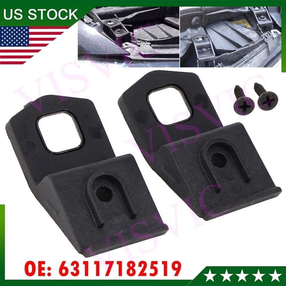 Pair Headlight Bracket Tab Mounting Repair Kit Fit BMW 3 Series E92 E93 320 325i