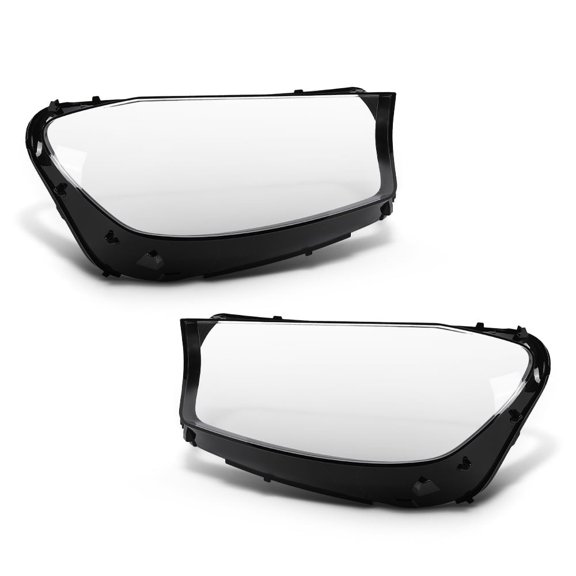 Pair Headlight Headlamp Lens Covers Left Right Fit For 2020-2023 Mercedes-Benz GLS