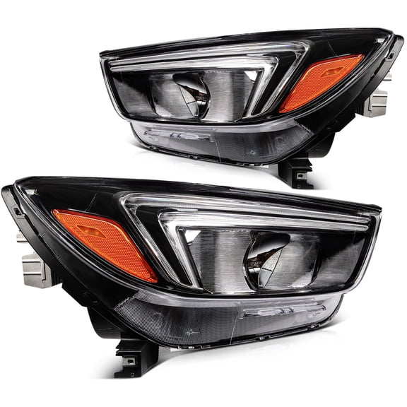 Pair Headlights Assembly Left+Right Side For 2022-2018 2017 Buick Encore 1.4L