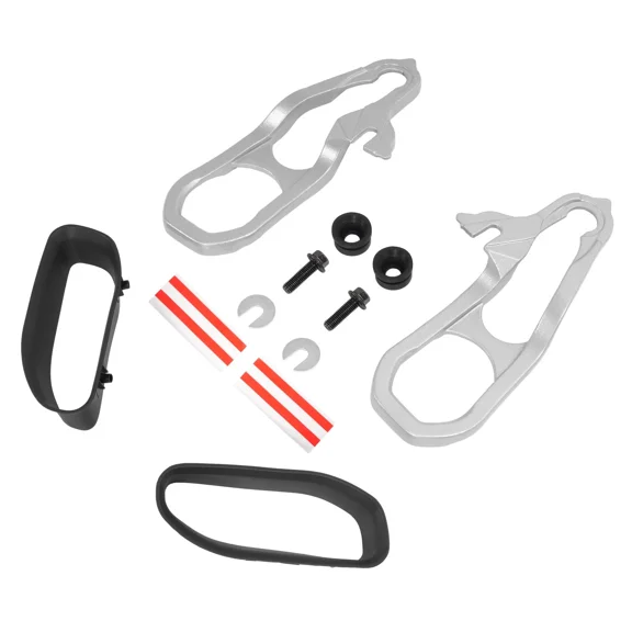 Pair Heavy Duty Front Car Tow Hooks with Hardware Kits For Ram 1500 DT 2019-2024