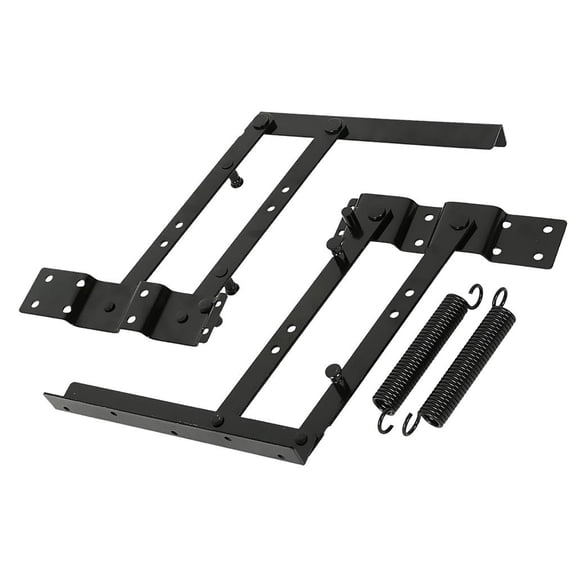 Pair Hinges Top Lifting Cabinet Door Computer Coffee Table Desk Mechanism Hardware, Heavy Duty