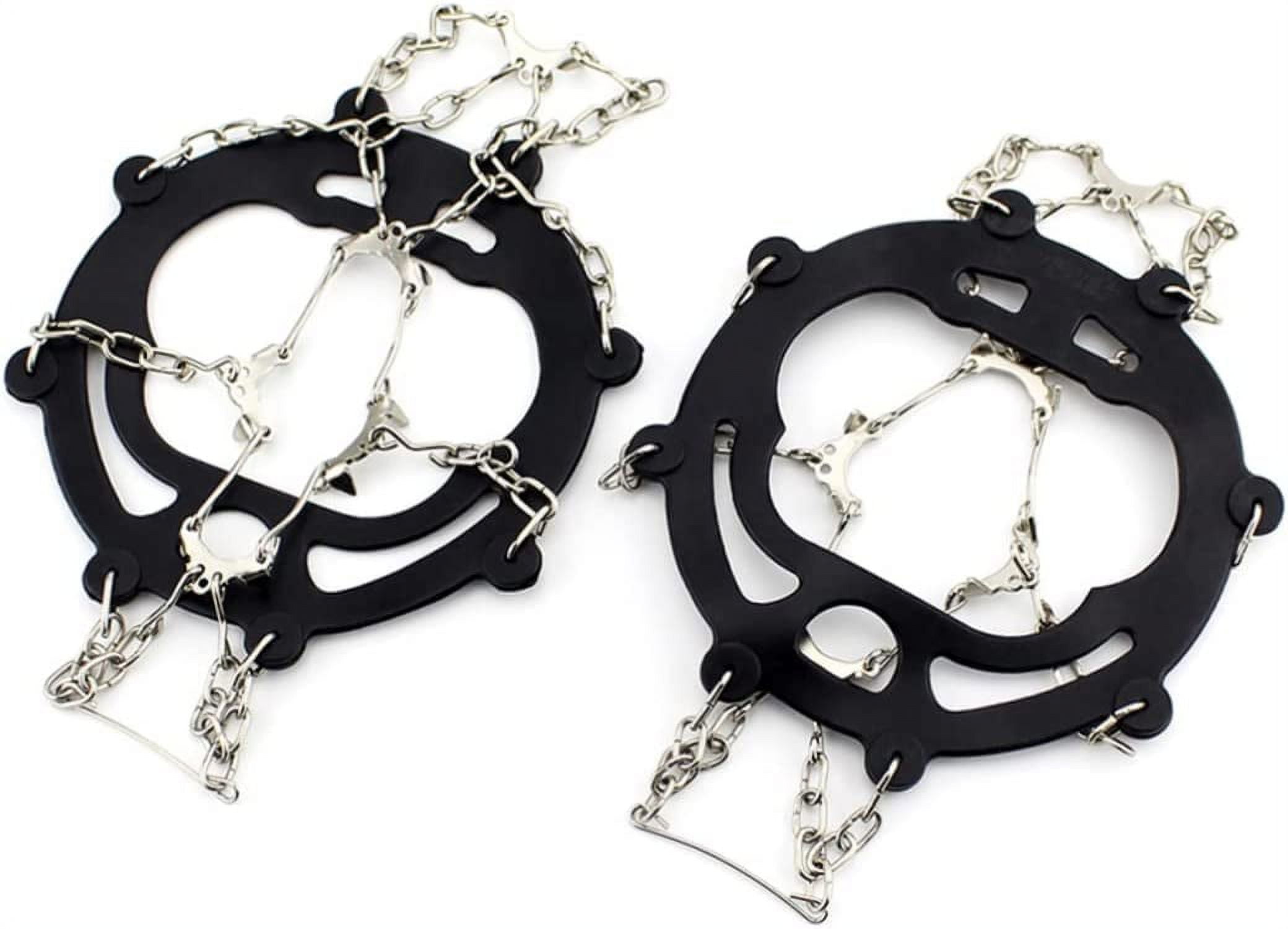 Pair Ice Creepers Shoes Ice Grips Track Spikes Hiking Spikes for Shoes