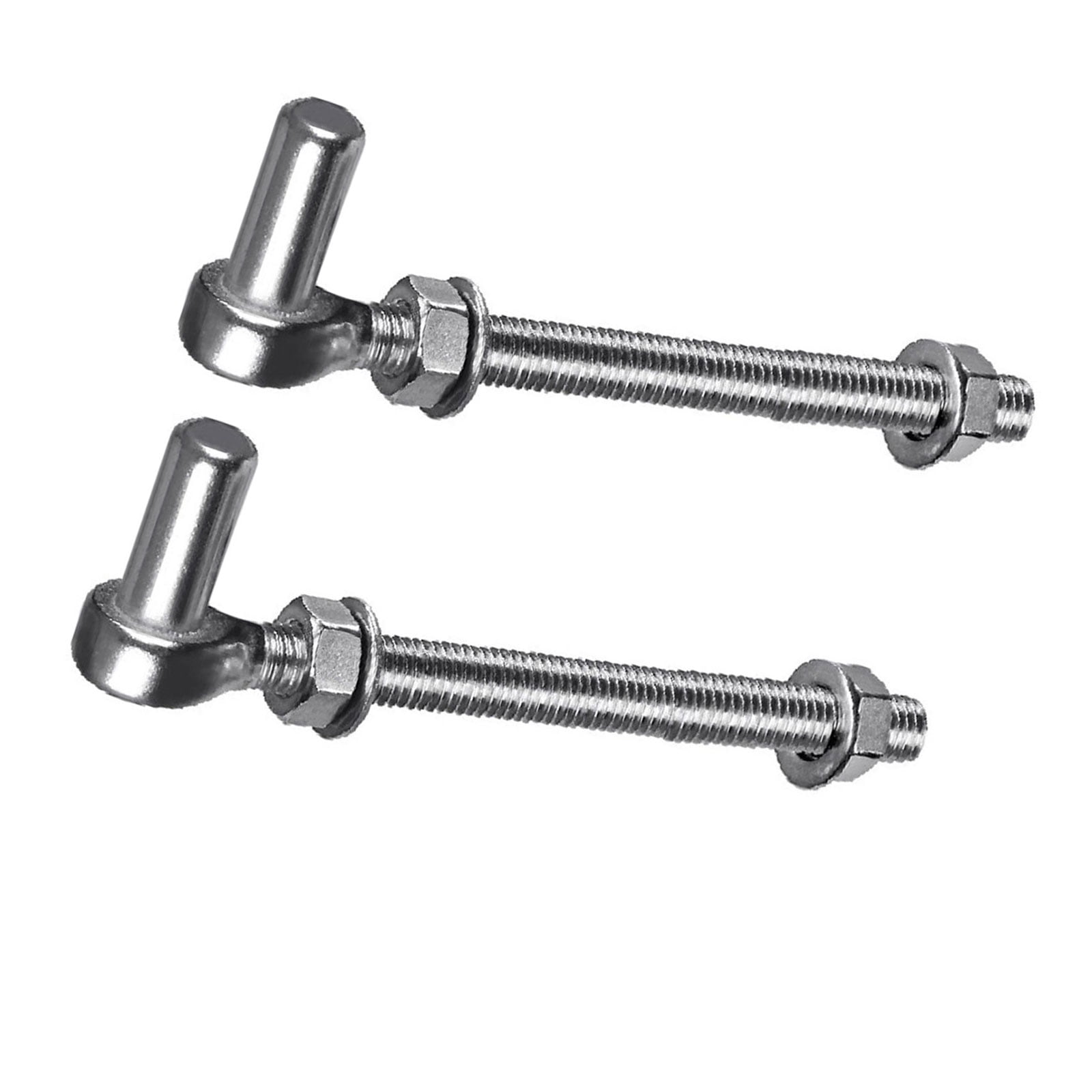 Pair J Bolts Gate Hinges Steel J Bolts Post Hinges Corrosions Resistant Hinges Upgrades for Metal Farm gate & Heavy door