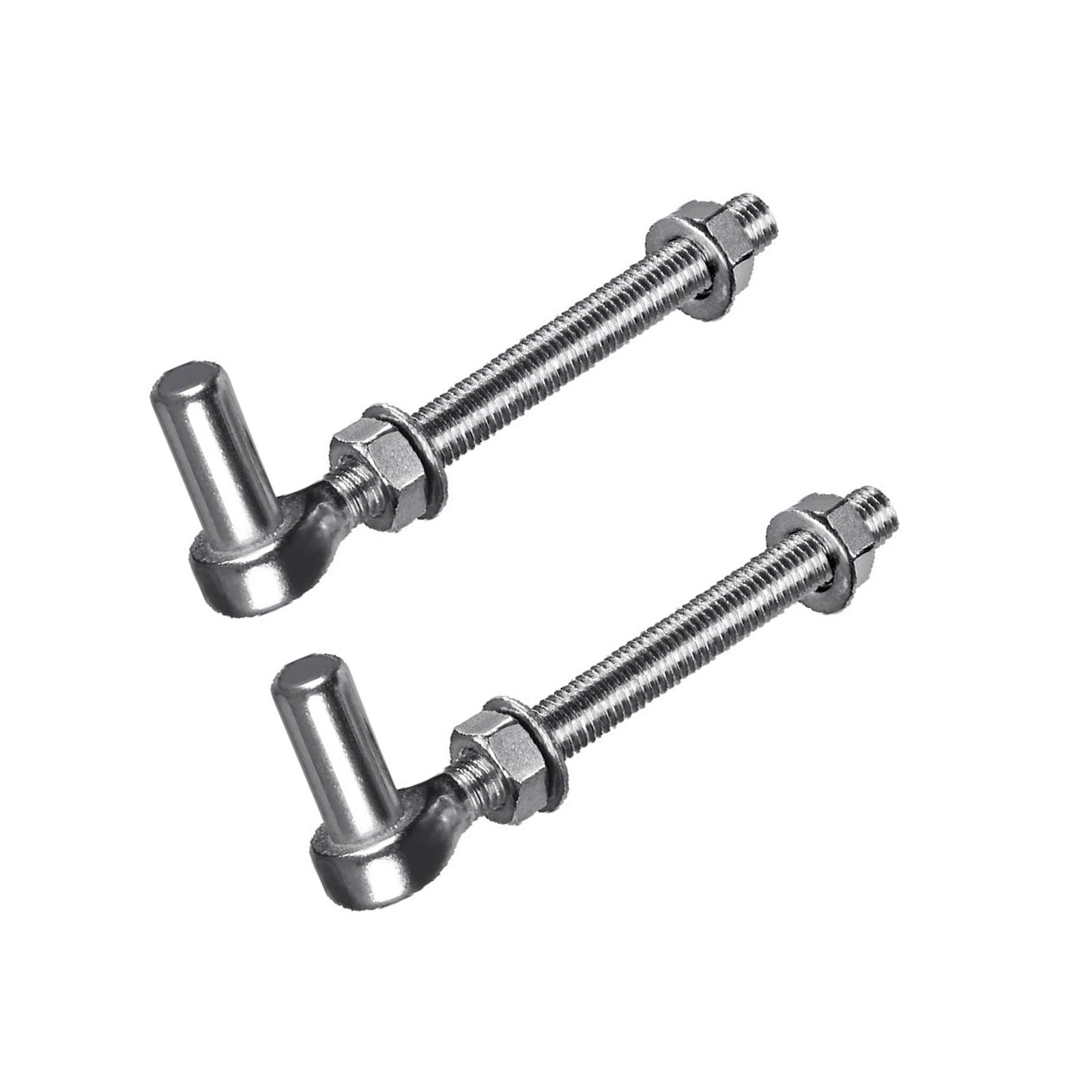 Pair J Bolts Gate Hinges Steel J Bolts Post Hinges Corrosions Resistant Hinges Upgrades for Metal Farm gate & Heavy door