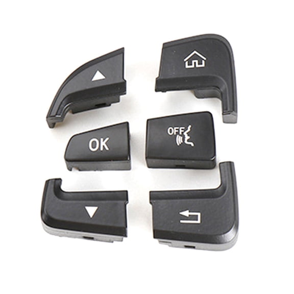 Pair L&R Steering Wheel Switch Button Black For Benz C-Class W205 2015-2021 Fangkenuo