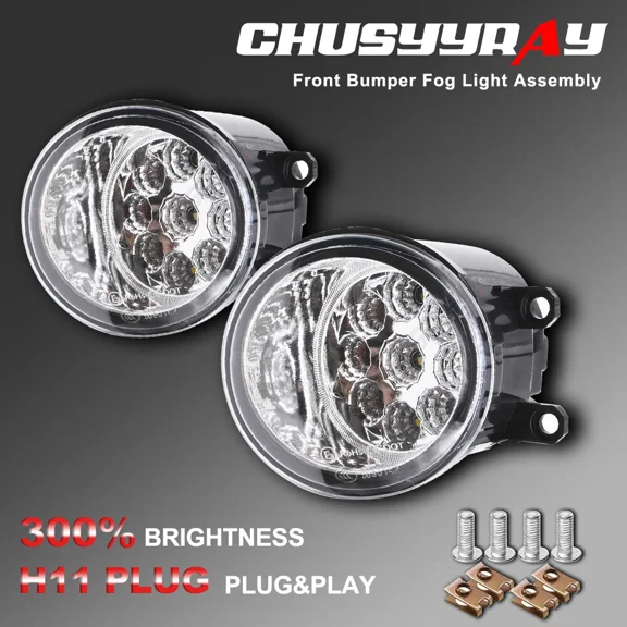 Pair LED Fog Light Driving Lamps FOR Lexus IS250 IS350 2010-2012 IS F 2008-2014