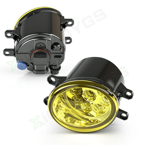 Pair LED Fog Lights Bumper Driving Lamps For TOYOTA PRIUS V 2012-2014