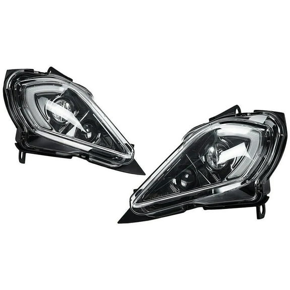 Pair LED Headlights Set For YAMAHA RAPTOR YFZ 450 700 700R YFM 250 350 2006-2024 TAPDRA Spare Part