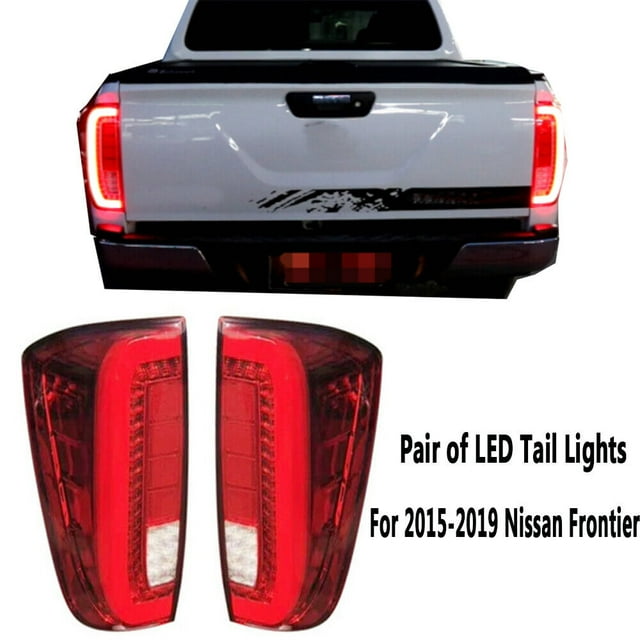Pair LED Rear Tail Light Lamp Brake Assembly For 20152019 Nissan Navara NP300