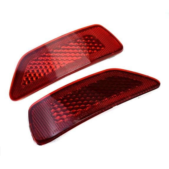 Pair LH RH Rear Bumper Reflector Light Lamp For 11-18 Dodge Journey Jeep Compass