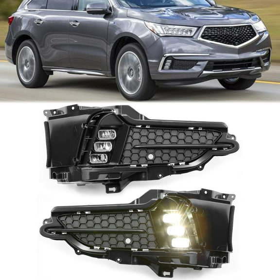 Kojem Pair Led Fog Lights Lamps Fits 2017-2020 Honda Acura MDX Replace for 08V31-TZ5-200B