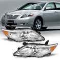 thumbnail image 1 of Pair Left+Right For 2010 2011 Toyota Camry Headlights Replacement Chrome Clear, 1 of 4
