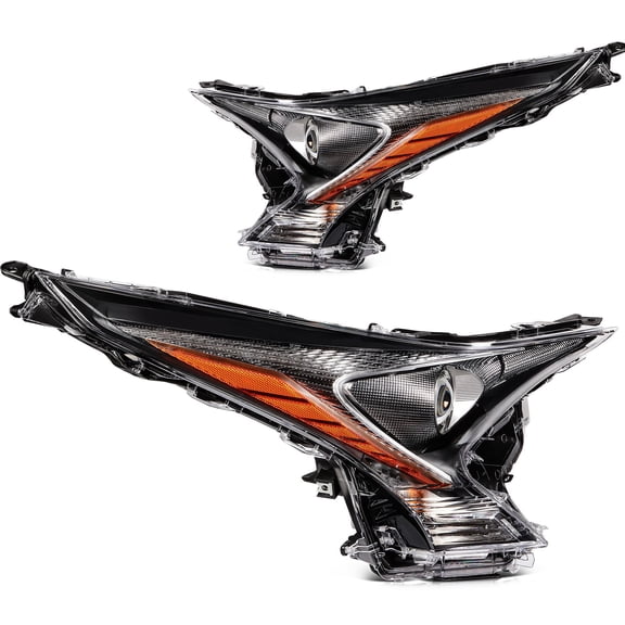 Pair Left+Right Headlights Assembly For Toyota Prius w/LED DRL 2016 2017 2018