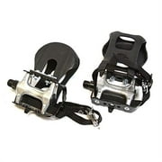 (Pair ) - Left+Right - PEDALS W/ Toe Clip for 1/2" Replacement for Indore Stationary Bikes/Bycycles after market | Various Commercial FINTESS BIKES