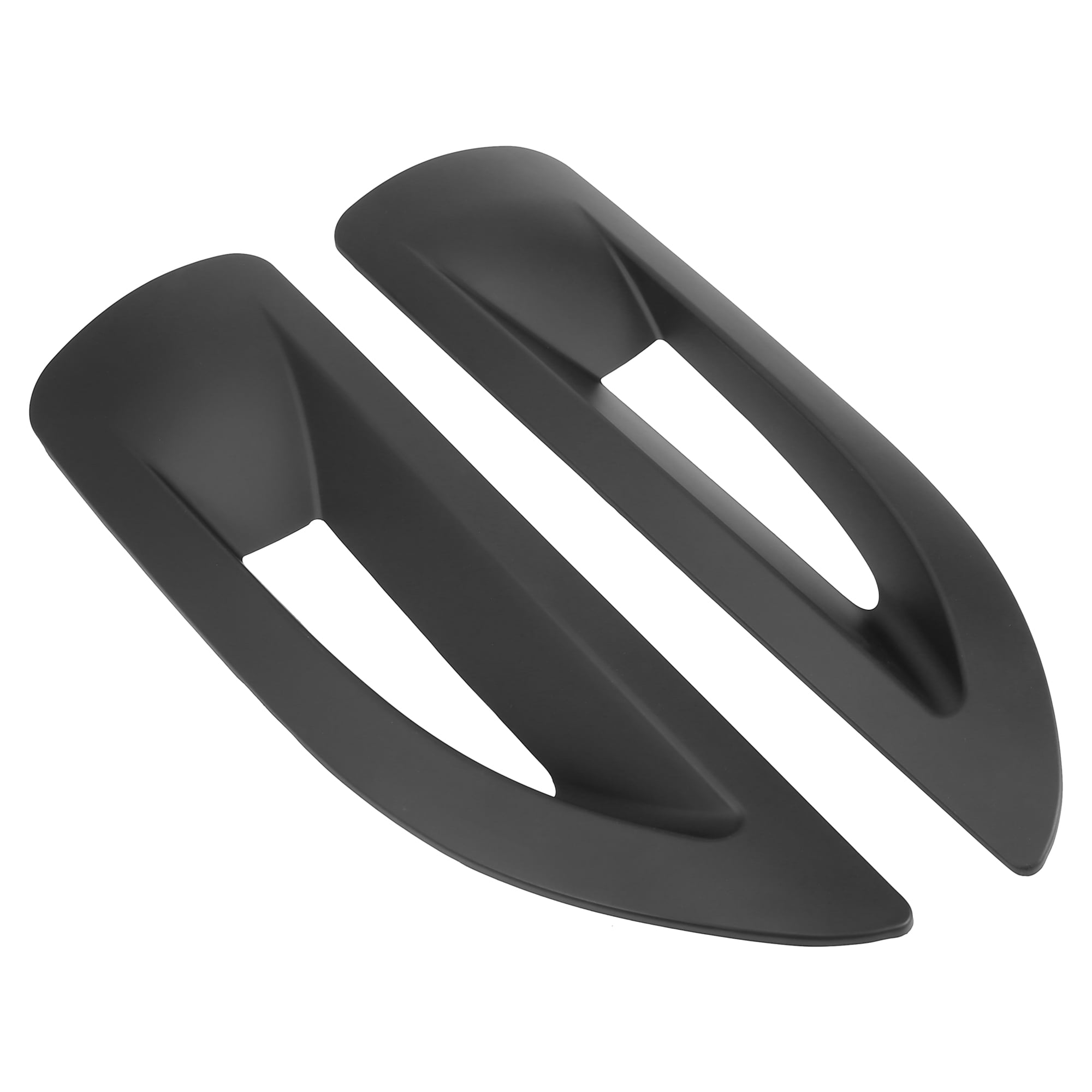 Pair Matte Black Hood Side Air Vents Cover Trim for Jeep Wrangler JK