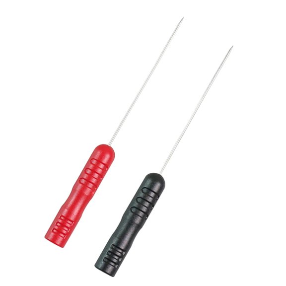 Pair Miniature Circuit Tester Probes Fine Point Tester Needle Upgrades Designs for Automotive Repair & Enthusiasts