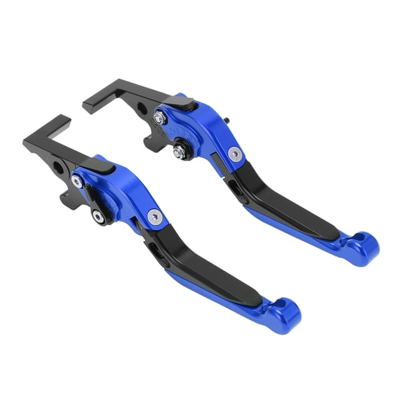 Pair Motorcycle Brake Clutch Levers Extendable Replacement for XMAX 250 XMAX300 XMAX400Blue