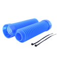 thumbnail image 1 of Pair Motorcycle Front Fork Shock Boots for 250R 350x Easily Install ,35mm Small Inner Diameter, 62mm Large Inner Diameter Sturdy Blue, 1 of 8