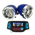thumbnail image 1 of Pair Motorcycle Handlebar Speakers Audio System - Bluetooth USB SD FM Radio MP3 Loudspeaker Hands-free Call with LCD Display, 1 of 9