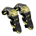 thumbnail image 1 of Pair Motorcycle Racing Riding Knee Guard Protective Protectors Pads Kneepads Gear - Yellow, 1 of 10