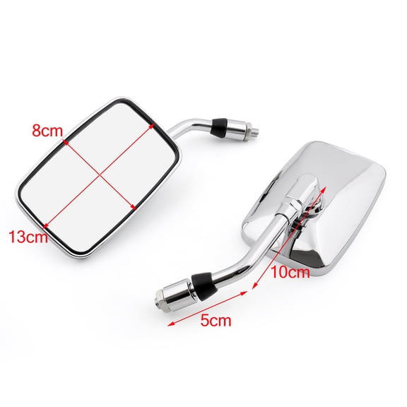 Pair Motorcycle Rearview Mirror For Honda VT1100 Shadow NV600 VT250 Shadow 400