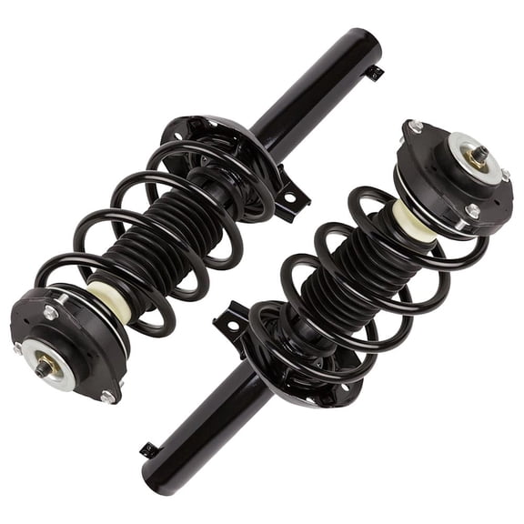 Pair New Duralo Front Complete Strut & Spring Assembly For VW Jetta GTI Eos Passat