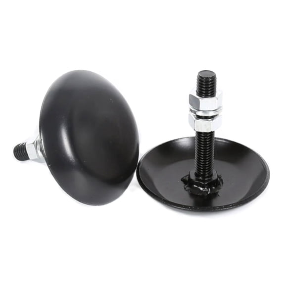 Pair Of 1 Heavy Duty Snow Plow Skid Shoes with Gloss Black Coating For Snow Plow 2873423 Long Lasting Use