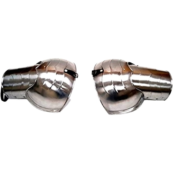 Pair Of 12 Inch Pauldrons - Shoulder Armor - Fully Wearable