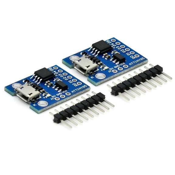 Pair Of Digispark kickstarter USB Development Board For Programming
