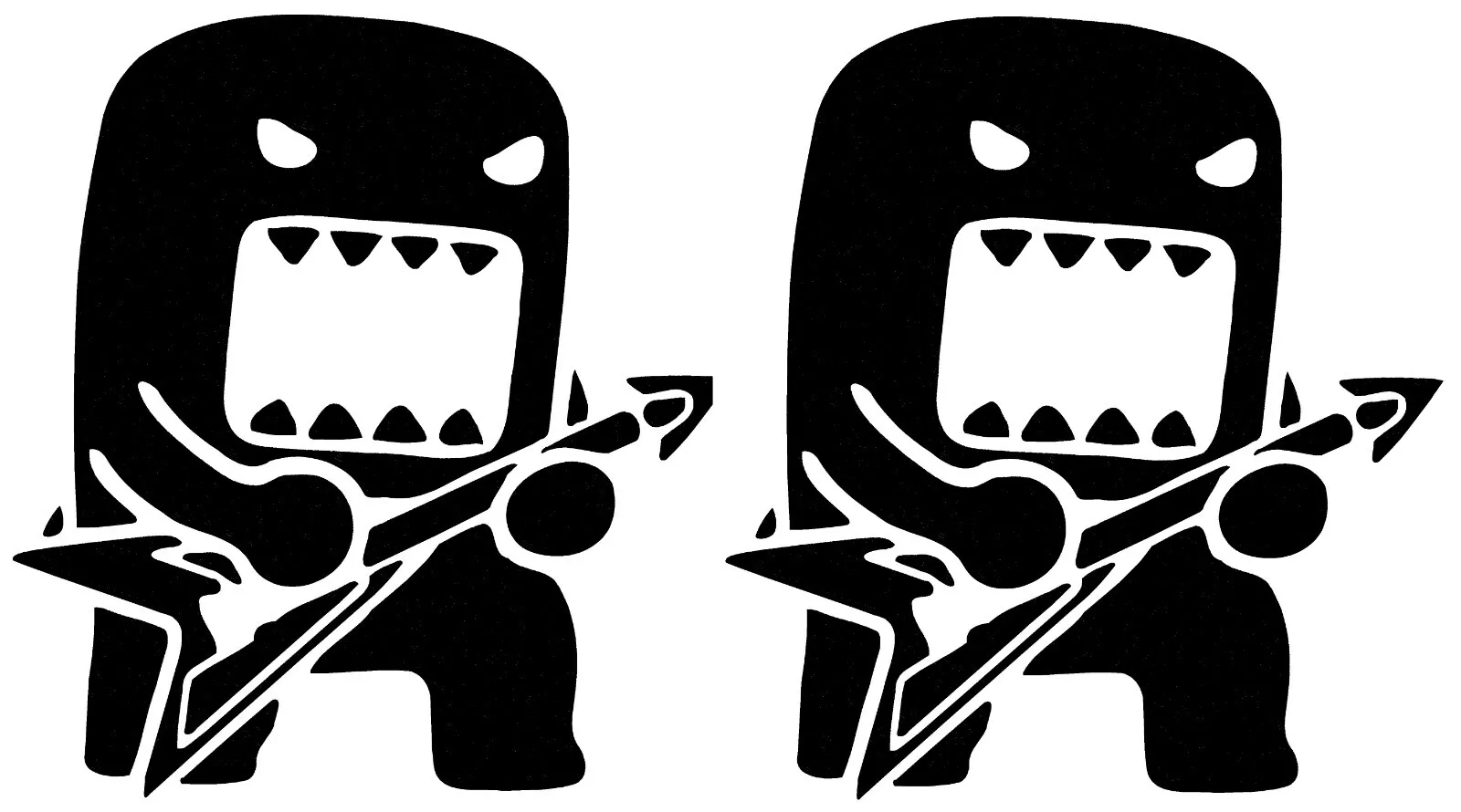 Domo-Kun On Board Aufkleber Decal Sticker