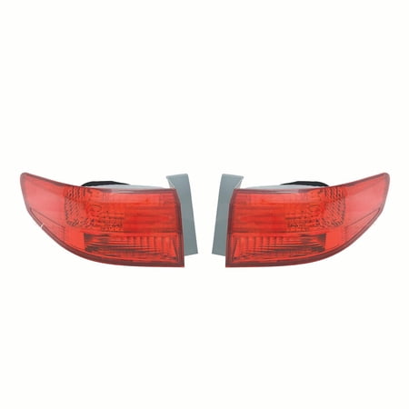 Pair Of Outer Tail Light Fits Honda Accord Sedan 2005 33551-Sda-A11 Ho2801160
