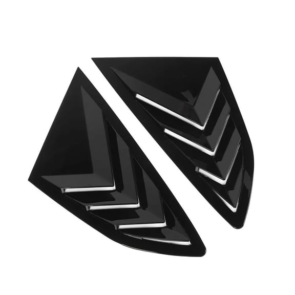 Pair Of Rear Side Window Louver Cover Left Right Window Air Vent Scoop Shades Cover For A-U-D-I S5 F5 Sportback 2017-2024