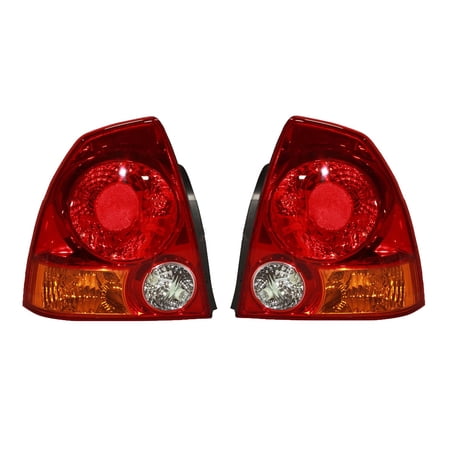 Pair Of Tail Lights Fits Hyundai Accent Sedan 2003-2005 9240125520 9240225520