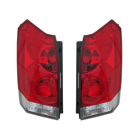 Pair Of Tail Lights Fits Nissan Quest Base Sl 2004-2009 Ni2800167 26550-Zm10A