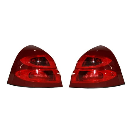 Pair Of Tail Lights Fits Pontiac Grand Prix 2007 2008 Gm2800176 Gm2801176