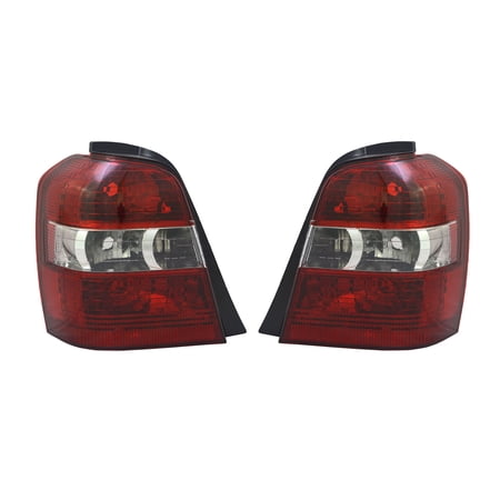 Pair Of Tail Lights Fits Toyota Highlander Base 2004-07 To2819120 81561-48090