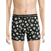 Pair Of Thieves Mens 4-Way Stretch Snowflake Boxer Briefs, 1-Pack