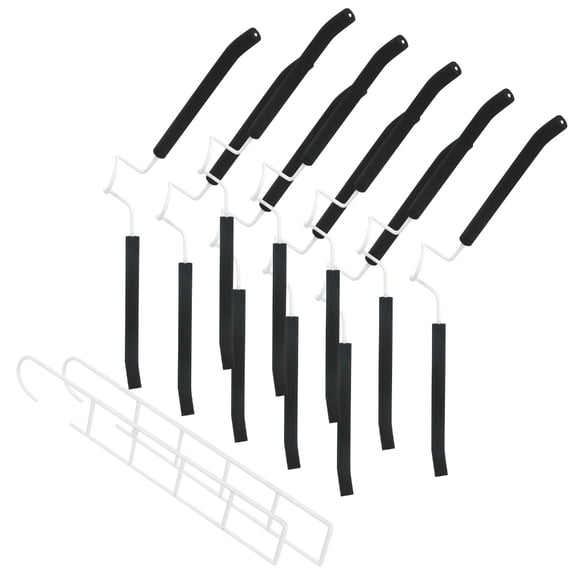 Pair Of Versatile 5 In 1 Apparel Hangers Designed For Sweaters Jackets Shirts And More
