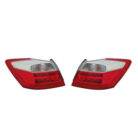 Pair Outer Tail Light Fits Honda Accord Hybrid 2015 33500-T2A-A12 33550T2Aa11