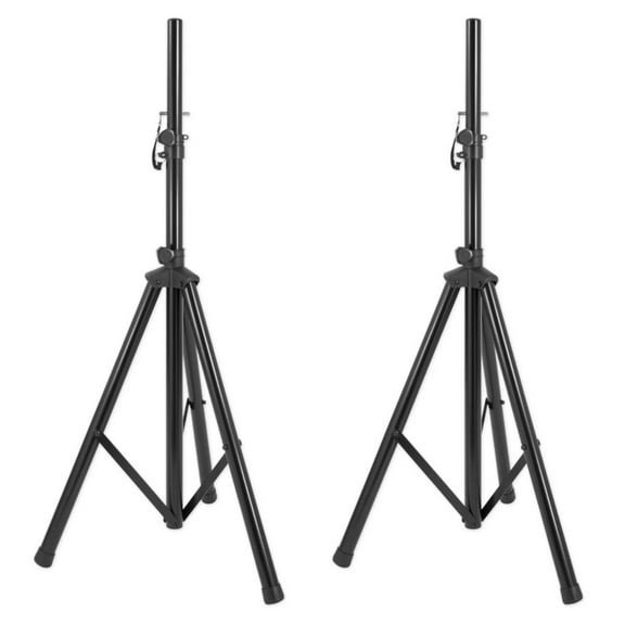 Pair ProX T-SS18 Black Heavy Duty Tripod Pole-Mount DJ PA Speaker Stands TSS18