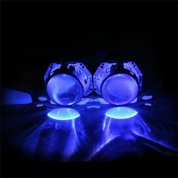 Pair RGB LED Devil Eyes Bluetooth Control Demon Eye For Car Headlight Projector