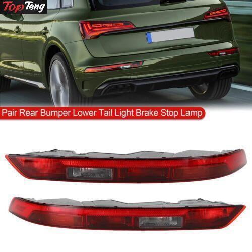 Pair Rear Bumper Lower Tail Light Brake Stop Lamp For Audi Q5 18-2021 US Ver.