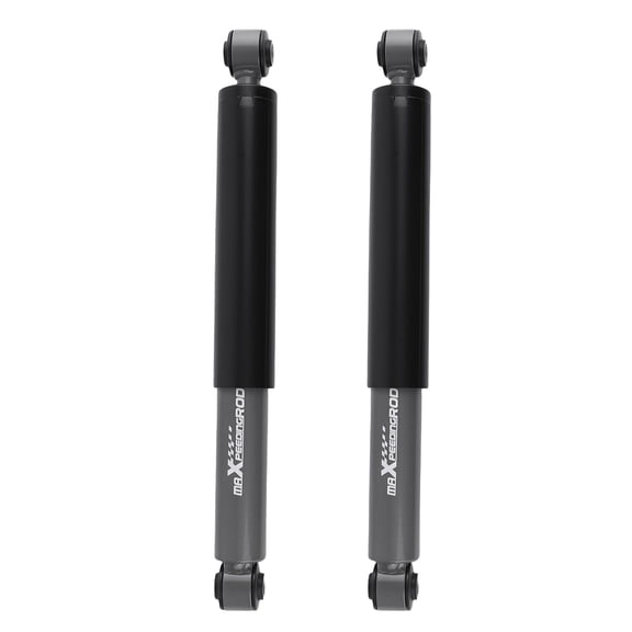 Pair Rear Lowering Shock Absorbers for Chevy Silverado/GMC Sierra 99-06 - 5" to 7" Drop, High Tensile Carbon Steel, Nitrogen Charged, Bolt-On Fit