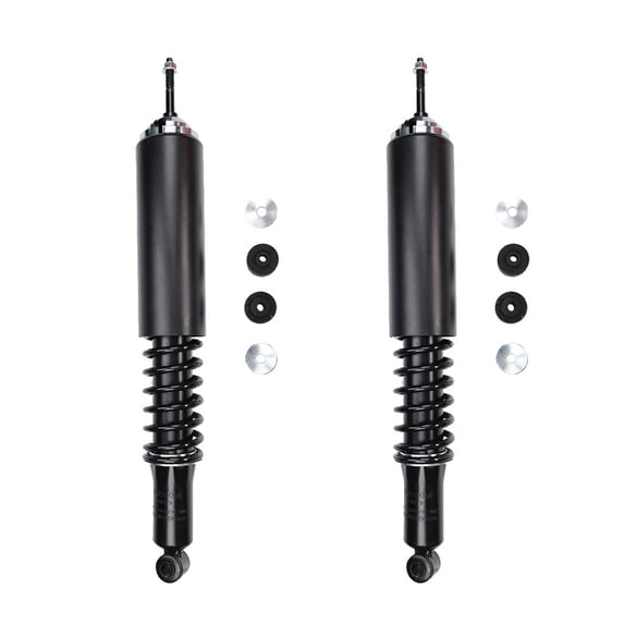 Pair Rear Shocks Struts for 1975-1991 Ford-Van1Ton E Series E350 Ambulance