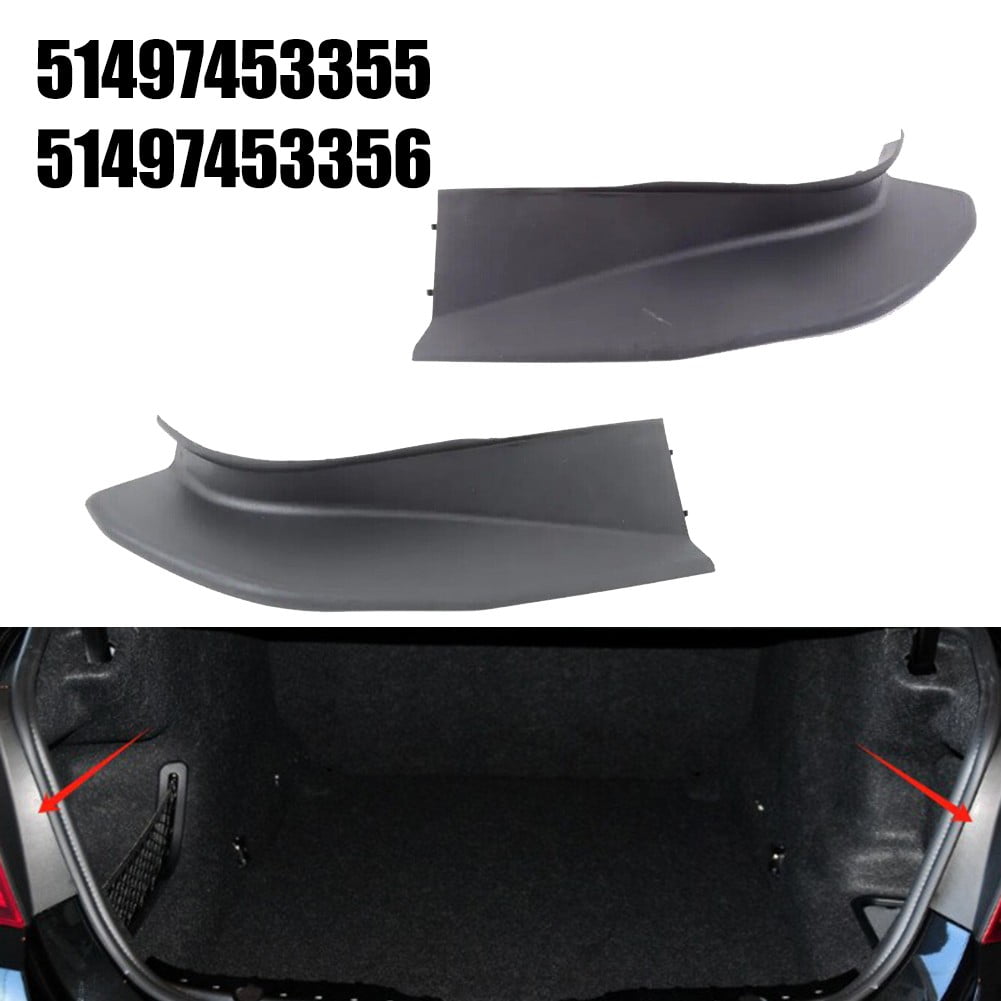 Pair Rear Trunk Rail Drip Trims For Bmw 535D 550I 528I