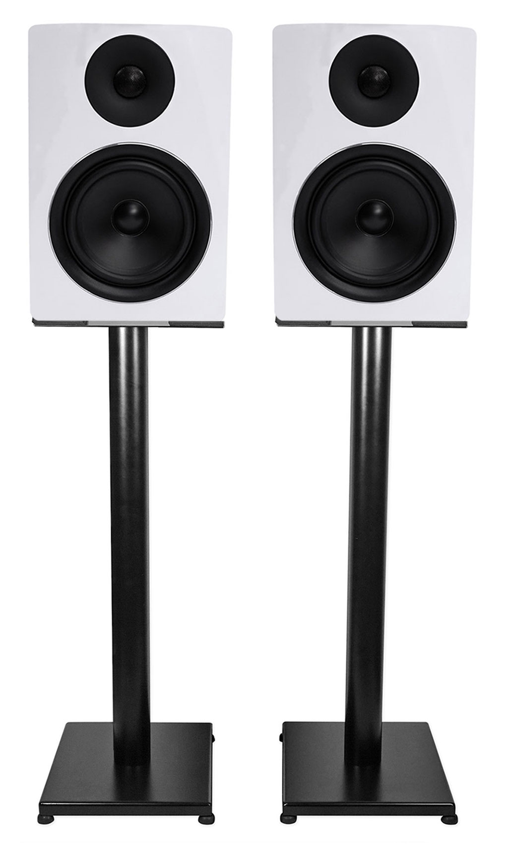 Pair Rockville APM6W 6.5" 350 Watt USB Studio Monitor Speakers+Black 29" Stands - image 1 of 11
