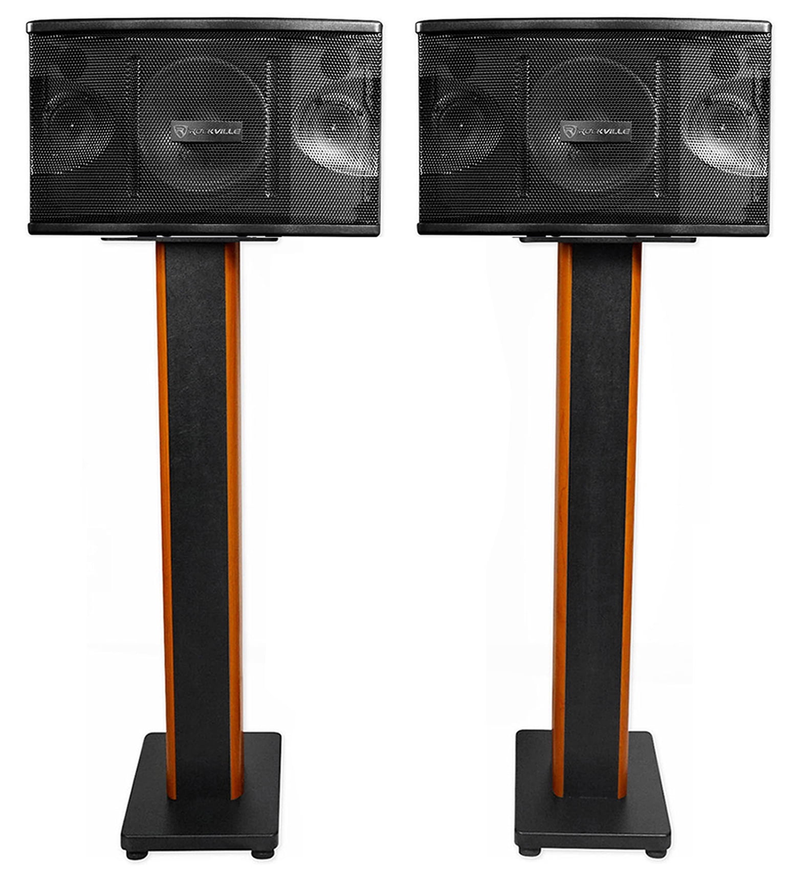 Pair Rockville KPS80 8" 3Way 800 Watt Karaoke/Pro Speakers+Furniture