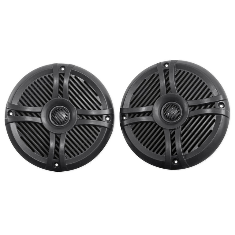 Pair Rockville RMSTS65B 800w Waterproof Marine Boat Speakers